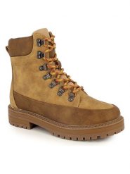 Kimberfeel Botki "Camel" w kolorze jasnobrązowym rozmiar: 40. Brązowe botki Kimberfeel, bez wzorów, bez obcasa, bez zapięcia. Za 395.00 zł.