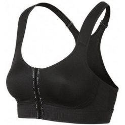 Stanik Odlo Power Front Fit Sport - Maksymalne Wsparcie i Komfort. Czarne biustonosze sportowe ODLO, bez wzorów, do biegania. Za 134.99 zł.