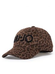 Liu Jo Czapka z daszkiem 2F6048 T6089 Brązowy. Brązowe czapki z daszkiem Liu Jo, bez wzorów, z syntetyku. Za 199.99 zł.
