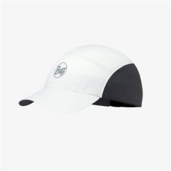 Czapka z daszkiem BUFF SPEED CAP SOLID. Białe czapki z daszkiem Buff, bez wzorów, sportowe. W wyprzedaży za 97.93 zł.