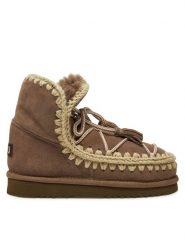 Mou Śniegowce Eskimo Scoubidoo Lace FW101124A Brązowy. Brązowe śniegowce Mou, bez wzorów, ze skóry, bez zapięcia. Za 1,049.00 zł.