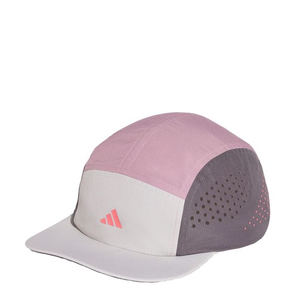 CZAPKA RUN 5-PANEL CLIMACOOL. Brązowe czapki z daszkiem adidas, bez wzorów, z materiału. Za 103.20 zł.