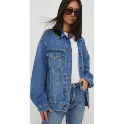 Levi's kurtka jeansowa damska przejściowa. Niebieskie kurtki Levi's, m, bez wzorów, z jeansu, bez kaptura. Za 599.99 zł.