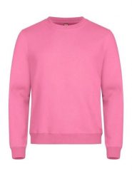 Clique Basic Roundneck bluza unisex, materiał antymechacący – bright pink. Czerwone bluzy CLIQUE, xl, bez wzorów, z bawełny, bez kaptura. Za 156.07 zł.