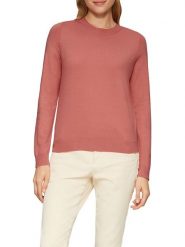 S.Oliver Sweter w kolorze szaroróżowym rozmiar: 36. Różowe swetry S.Oliver, s, bez wzorów, bez ramiączek. Za 78.99 zł.