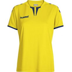 Koszulka sportowa z krótkim rękawem damska Hummel Core Womens SS Jersey. Zielone t-shirty sportowe Hummel, m, bez wzorów, z jersey, bez ramiączek, do piłki nożnej. Za 37.00 zł.