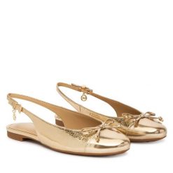 Baleriny MICHAEL Michael Kors. Żółte baleriny MICHAEL Michael Kors, bez wzorów, bez obcasa, bez zapięcia. Za 569.99 zł.