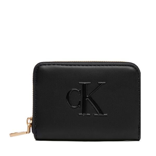 Portfel Calvin Klein. Czarne portfele Calvin Klein, bez wzorów. Za 209.99 zł.