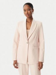 Maryley Marynarka MARYLEY-26EB187 Różowy jasny Regular Fit. Czerwone marynarki i żakiety Maryley, xl, bez wzorów, z syntetyku, bez ramiączek. Za 409.99 zł.