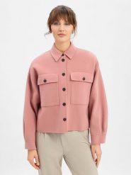 Weekend Max Mara kurtka wełniana Kobiety wełna ze strzyży różowy, 40. Czerwone kurtki Weekend Max Mara, bez wzorów, z wełny, eleganckie, bez kaptura. Za 1,199.95 zł.