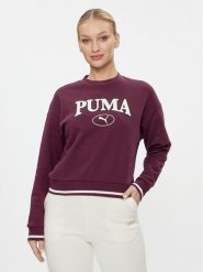 Puma Bluza Puma Squad 621488 Bordowy Regular Fit. Czerwone bluzy Puma, xl, bez wzorów, z bawełny, bez ramiączek, bez kaptura. Za 269.99 zł.