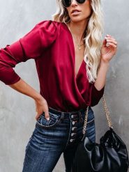 LA Angels Bluzka w kolorze czerwonym rozmiar: M. Czerwone bluzki LA Angels, m, bez wzorów, bez kołnierzyka, bez ramiączek. Za 126.99 zł.