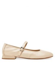 Caprice Baleriny 9-22100-44 Beżowy. Brązowe baleriny Caprice, bez wzorów, ze skóry, bez obcasa, bez zapięcia. Za 274.99 zł.