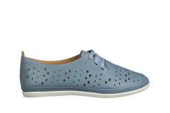 Półbuty Bayla-161 158 707 Denim 161712, Niebieski, Skóra naturalna - 36. Niebieskie półbuty wsuwane Bayla, na lato, bez wzorów, z denimu, bez obcasa, na płaskiej podeszwie. W wyprzedaży za 179.10 zł.