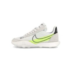 Buty do biegania Nike Waffle Racer 2X Białe/Volt. Białe buty do biegania Nike, bez wzorów, z gumy, bez zapięcia, do biegania. Za 382.45 zł.