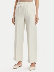 Marella Spodnie materiałowe Papiro 2413131085 Écru Regular Fit. Spodnie materiałowe Marella, bez wzorów, ze lnu. Za 499.99 zł.