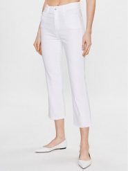 Marella Spodnie materiałowe Olpe 2331310334 Biały Regular Fit. Białe spodnie materiałowe Marella, bez wzorów, z bawełny. Za 669.99 zł.