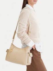 Beverly Hills Polo Club Torebka CEO-BHPC-L-001-09 Beżowy. Brązowe listonoszki Beverly Hills Polo Club, bez wzorów, z materiału, bez dodatków. Za 219.99 zł.