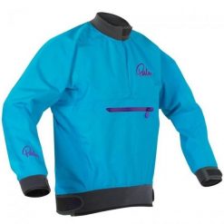 Kurtka kajakowa na wyprawy wodne damska Palm Vector Women wodoodporna. Niebieskie kurtki PALM, m, bez wzorów, z nylonu, sportowe, bez kaptura. Za 699.00 zł.