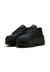 Buty sportowe damskie Puma Karmen X-tra. Czarne buty treningowe Puma, bez wzorów, z materiału, bez zapięcia, trekkingowe. Za 490.00 zł.