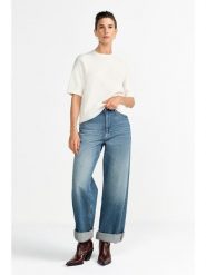 Rich & Royal Sweter w kolorze kremowym rozmiar: L. Brązowe swetry Rich & Royal, l, bez wzorów, bez ramiączek. Za 211.31 zł.