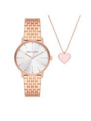 Armani Exchange Zegarek AX7145SET Złoty. Żółte, analogowe zegarki Armani Exchange, złote. Za 979.99 zł.