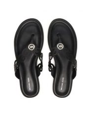 MICHAEL Michael Kors Japonki Jane Thong 40S6JNFS1L Czarny. Czarne japonki MICHAEL Michael Kors, bez wzorów, ze skóry. Za 529.99 zł.