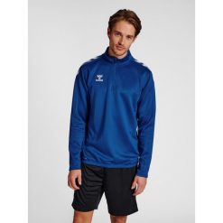 Bluza do piłki ręcznej dla dorosłych Hummel hml CORE XK. Niebieskie bluzy Hummel, m, bez wzorów, sportowe, bez ramiączek, bez kaptura. Za 204.00 zł.