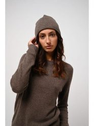 AUTHENTIC CASHMERE Kaszmirowy sweter "Ecrin" w kolorze brązowym rozmiar: XXL. Brązowe swetry AUTHENTIC CASHMERE, xxl, bez wzorów, z kaszmiru, bez ramiączek. Za 347.81 zł.