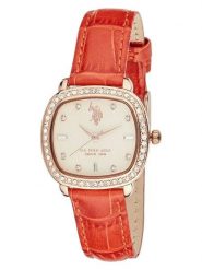 U.S. Polo Assn. Zegarek kwarcowy w kolorze różowozłoto-pomarańczowym rozmiar: onesize. Pomarańczowe, analogowe zegarki U.S. Polo Assn., metalowe. Za 217.99 zł.