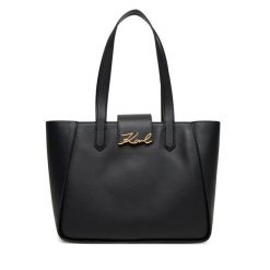 Torebka KARL LAGERFELD. Czarne torebki klasyczne KARL LAGERFELD, bez wzorów, klasyczne, bez dodatków. Za 1,399.00 zł.