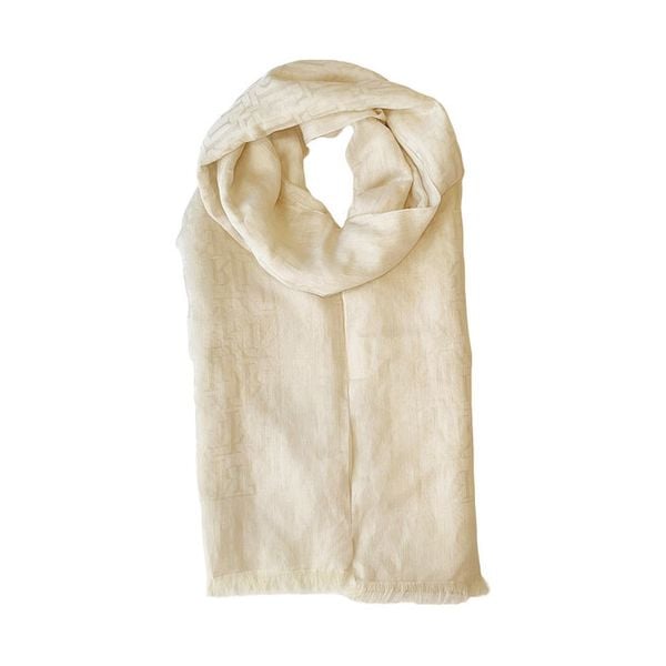 Szal LAUREN RALPH LAUREN. Brązowe szaliki i kominy Lauren Ralph Lauren, bez wzorów. Za 499.99 zł.