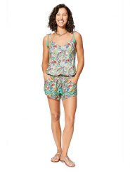 Ipanima Kombinezon w kolorze zielonym ze wzorem rozmiar: 34/36. Zielone kombinezony Ipanima, bez wzorów, bez kołnierzyka, bez ramiączek. Za 65.99 zł.