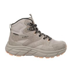 Damskie buty trekkingowe CMP Kamsel WP Mid. Brązowe trekkingi CMP, bez wzorów, z gumy, bez zapięcia, trekkingowe. Za 386.90 zł.