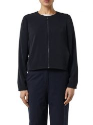Comma Kurtka Kobiety Sztuczne włókno niebieski, 40. Niebieskie kurtki comma, bez wzorów, z włókna, eleganckie, bez kaptura. Za 449.95 zł.
