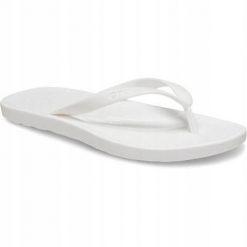 Japonki Dla Dorosłych Crocs Flip. Białe japonki Crocs, bez wzorów, z materiału. Za 119.99 zł.
