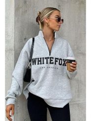 MADMEXT Bluza w kolorze szarym rozmiar: 4XL-5XL. Szare bluzy MADMEXT, xl, bez wzorów, bez ramiączek, bez kaptura. Za 121.99 zł.