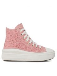 Converse Trampki Chuck Taylor All Star Move A03951C Różowy. Czerwone trampki Converse, bez wzorów, z materiału, retro, bez zapięcia. Za 279.99 zł.