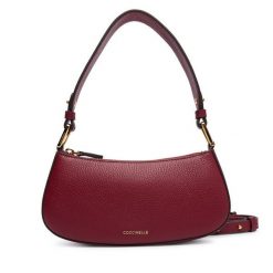 Torebka Coccinelle. Czerwone listonoszki Coccinelle, bez wzorów, bez dodatków. Za 639.99 zł.