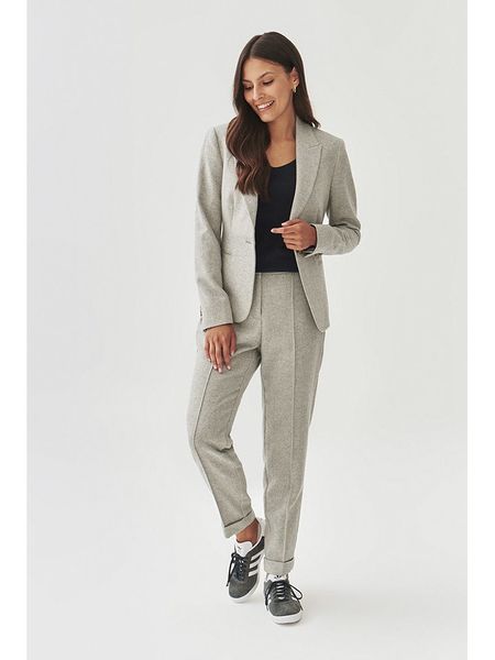 TATUUM Spodnie w kolorze jasnoszarym rozmiar: 40. Szare spodnie materiałowe Tatuum, bez wzorów, z materiału. Za 218.05 zł.