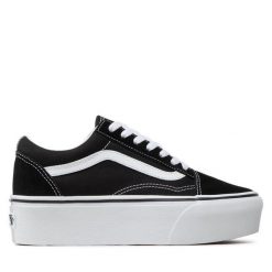 Tenisówki Vans. Czarne trampki Vans, bez wzorów, bez zapięcia, vans old skool. Za 229.99 zł.