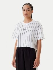 Karl Kani T-Shirt Small Signature Essential Pinstripe 6137879 Biały Relaxed Fit. Białe t-shirty Karl Kani, xs, bez wzorów, z bawełny, bez kołnierzyka, bez ramiączek. Za 109.99 zł.