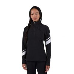 Damski polar 1/2 zip Rossignol Strawpile. Czarne bluzy z polaru Rossignol, l, bez wzorów, z polaru, narciarskie. Za 249.00 zł.