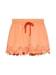 Vero Moda Szorty sportowe Lucia 10350997 Pomarańczowy jasny Regular Fit. Brązowe szorty sportowe Vero Moda, bez wzorów, z bawełny. Za 159.99 zł.