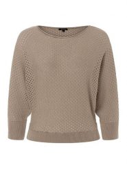 More & More Sweter w kolorze jasnobrązowym rozmiar: 46. Brązowe swetry More & More, s, bez wzorów, z wiskozy, klasyczne, bez ramiączek. Za 104.95 zł.
