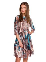 Stylove Sukienka ze wzorem rozmiar: M. Sukienki Stylove, m, bez wzorów, bez kołnierzyka, bez ramiączek, mini. Za 202.50 zł.