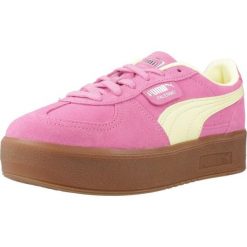 Buty PUMA YELLOW PALERMO ELEVATA WNS Rose. Czerwone buty trekkingowe Puma, bez wzorów, z tkaniny, bez zapięcia, trekkingowe. Za 350.45 zł.