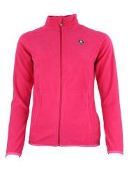 Peak Mountain Kurtka polarowa "Afonor" w kolorze różowym rozmiar: L. Różowe kurtki Peak Mountain, l, z aplikacjami, z materiału, bez kaptura. Za 83.03 zł.