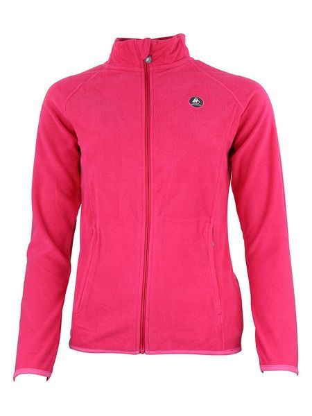 Peak Mountain Kurtka polarowa "Afonor" w kolorze różowym rozmiar: L. Różowe kurtki Peak Mountain, l, z aplikacjami, z materiału, bez kaptura. Za 104.89 zł.