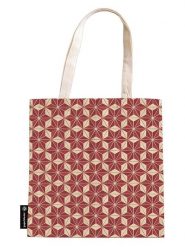 Paperblanks Torba "Hishi" w kolorze czerwonym na zakupy - 38 x 38 cm rozmiar: onesize. Czerwone shopper bag Paperblanks, bez wzorów, z bawełny, bez dodatków. Za 42.95 zł.
